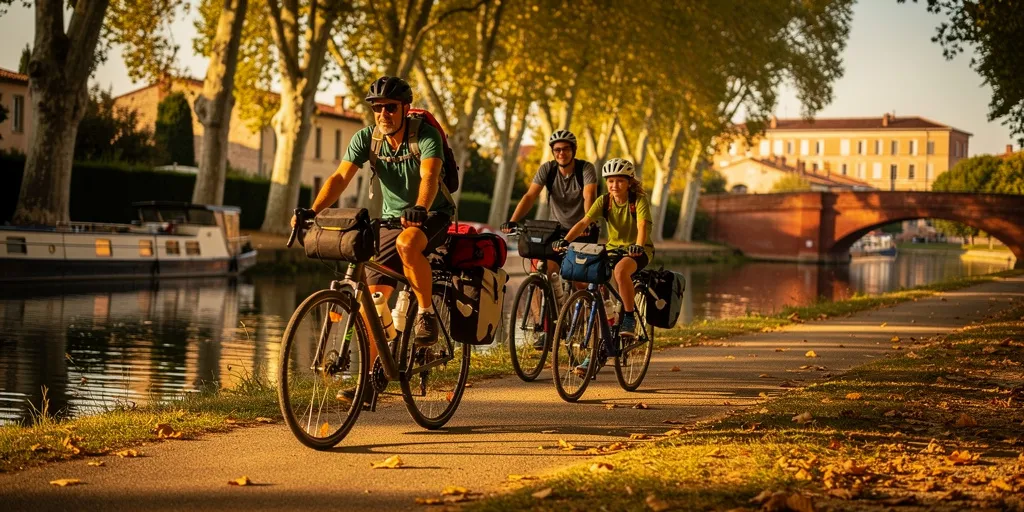 canal du midi à vélo toulouse