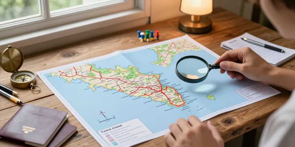 carte ile corfou